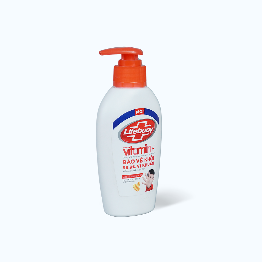 Nước Rửa Tay LIFEBUOY Bảo Vệ Vượt Trội (chai 177ml)