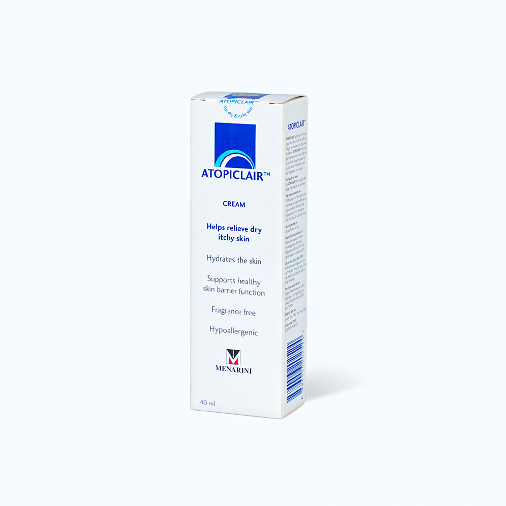 Kem ATOPICLAIR CREAM hỗ trợ bảo vệ da Cho Da Viêm Cơ Địa, Viêm Da Tiếp Xúc (Tuýp 40ml)