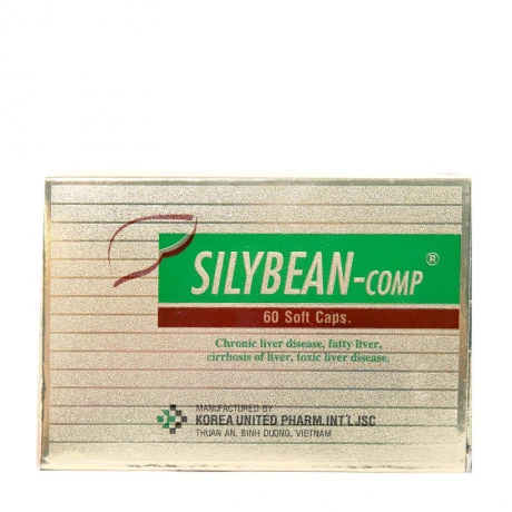 Viên nang Silybean Comp hỗ trợ điều trị bệnh gan mãn tính, gan nhiễm mỡ, xơ gan (6 vỉ x 10 viên)