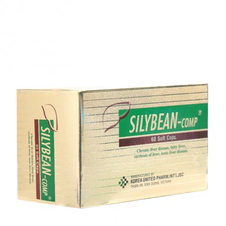 Viên nang Silybean Comp hỗ trợ điều trị bệnh gan mãn tính, gan nhiễm mỡ, xơ gan (6 vỉ x 10 viên)