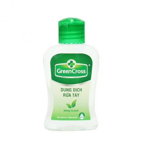 Nước Rửa Tay GREEN CROSS Hương Trà Xanh (chai 100ml)