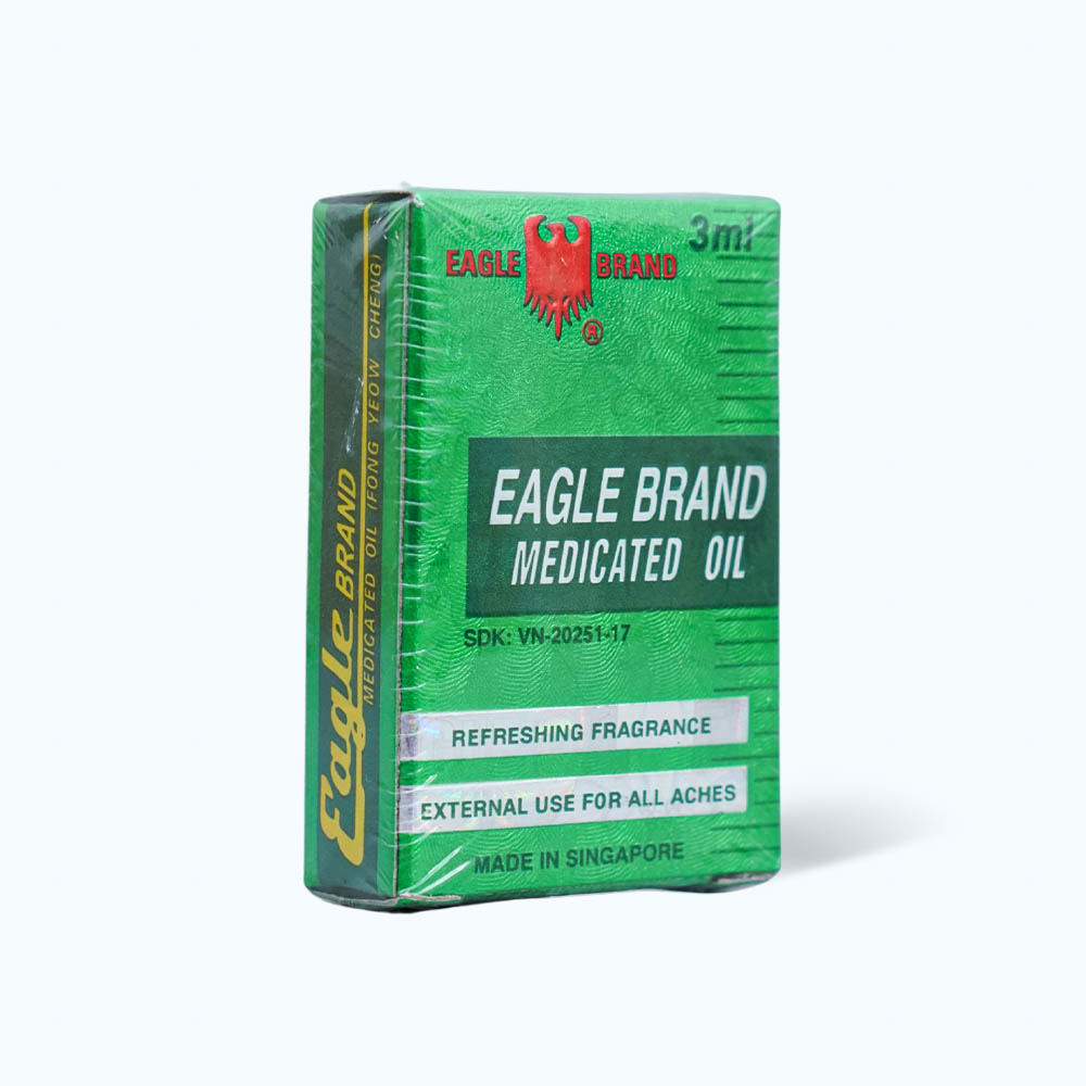 Dầu gió Axe Brand giảm các triệu chứng cảm lạnh, ho khan, nhức đầu, sổ mũi (chai 3ml)