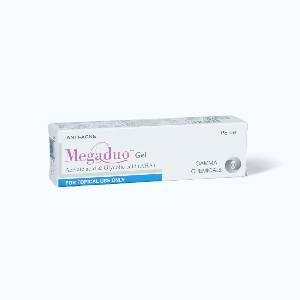 Gel MEGADUO hỗ trợ cải thiện tình trạng giảm mụn và vết thâm (Tuýp 15g)