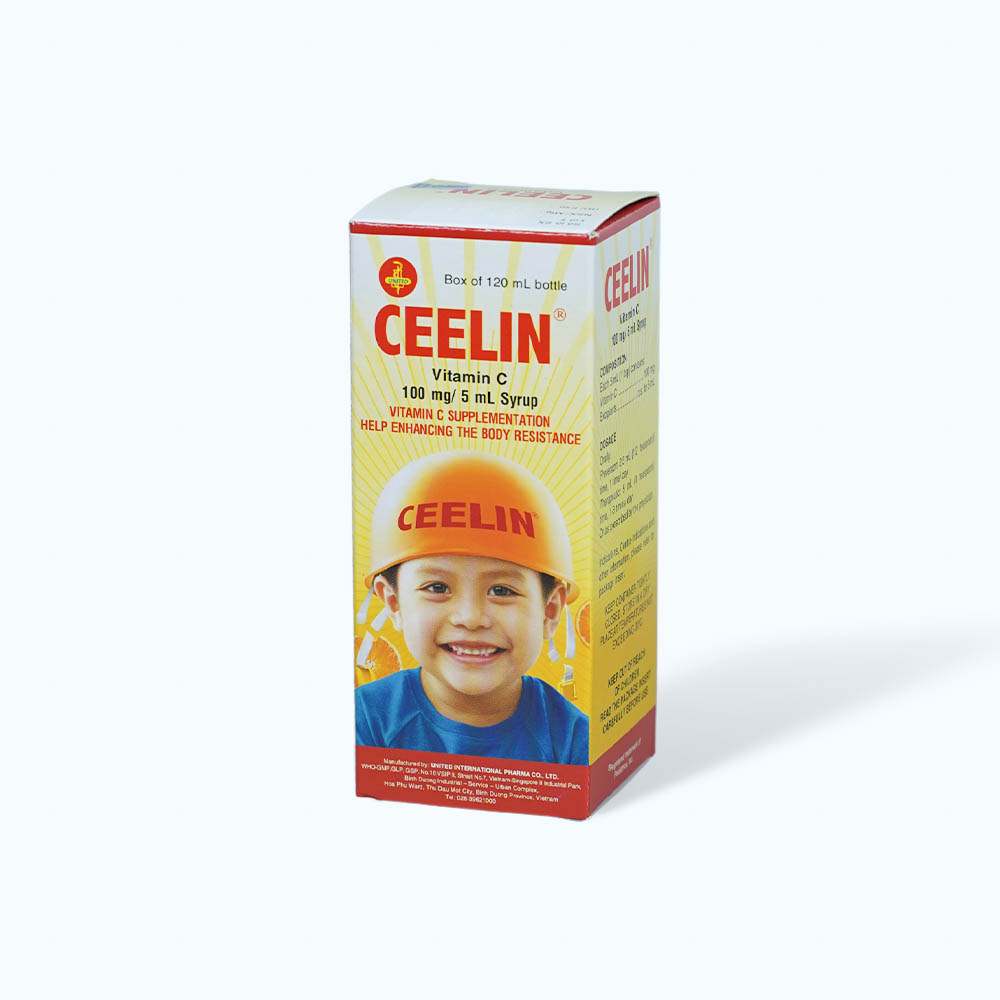 Siro Ceelin phòng và trị thiếu vitamin C (chai 120ml)