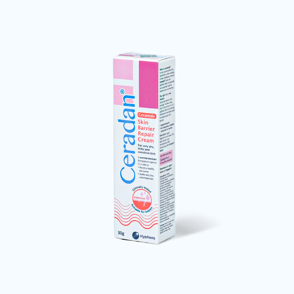 Kem dưỡng ẩm cho da CERADAN Skin Barrier Repair Cream (Tuýp 30g)