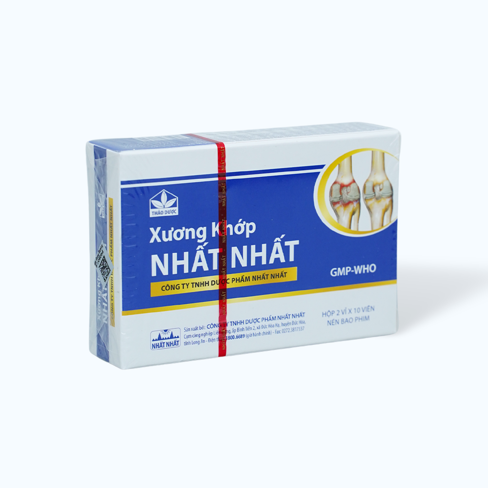 Viên nén Xương Khớp Nhất Nhất trị đau nhức xương khớp (2 vỉ x 10 viên)