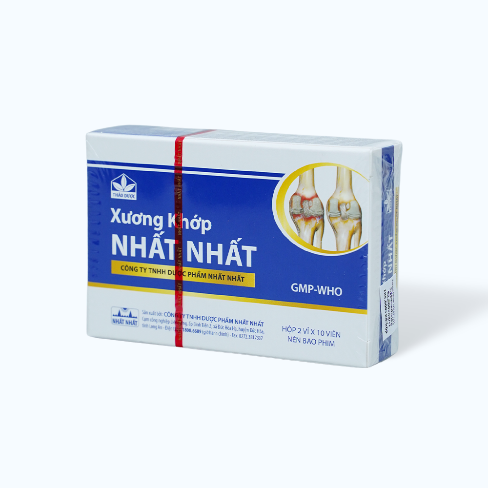 Viên nén Xương Khớp Nhất Nhất trị đau nhức xương khớp (2 vỉ x 10 viên)