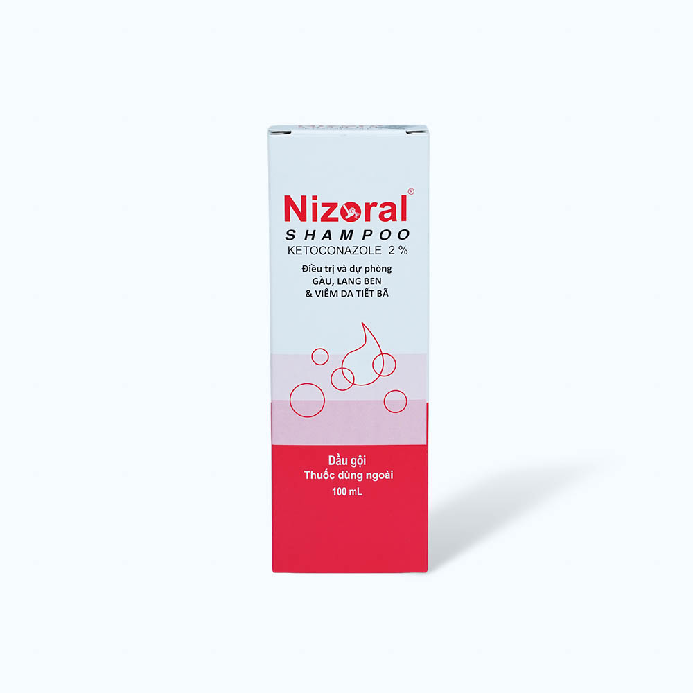 Dầu gội Nizoral Shampoo 2% điều trị và dự phòng gàu, ngứa da đầu (chai 100ml)