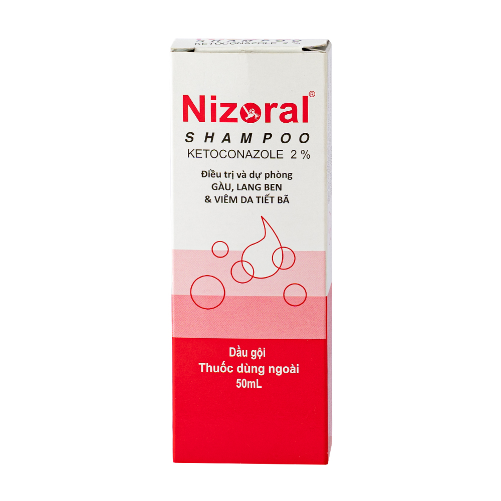 Dầu gội Nizoral Shampoo 2% điều trị và dự phòng gàu, ngứa da đầu (chai 50ml)