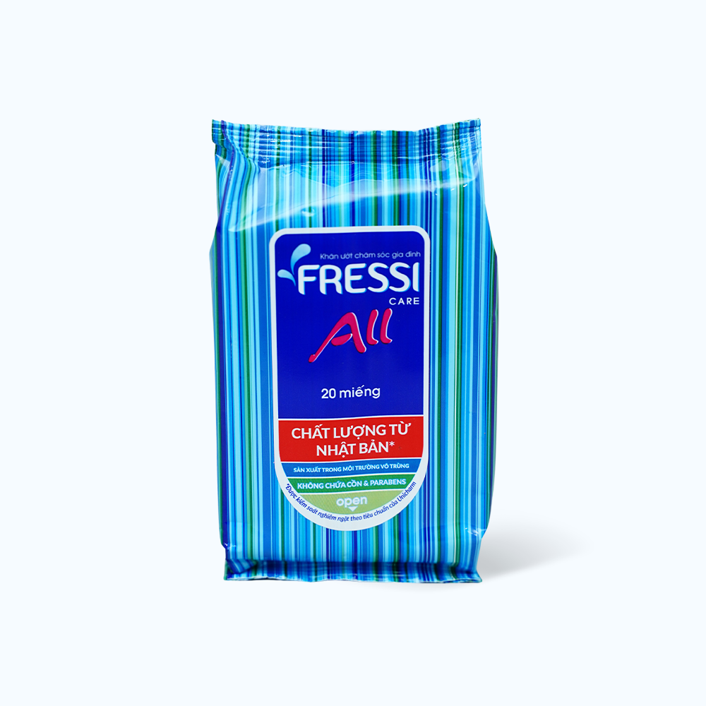 Khăn ướt FRESSI CARE đa năng (20 miếng/gói)