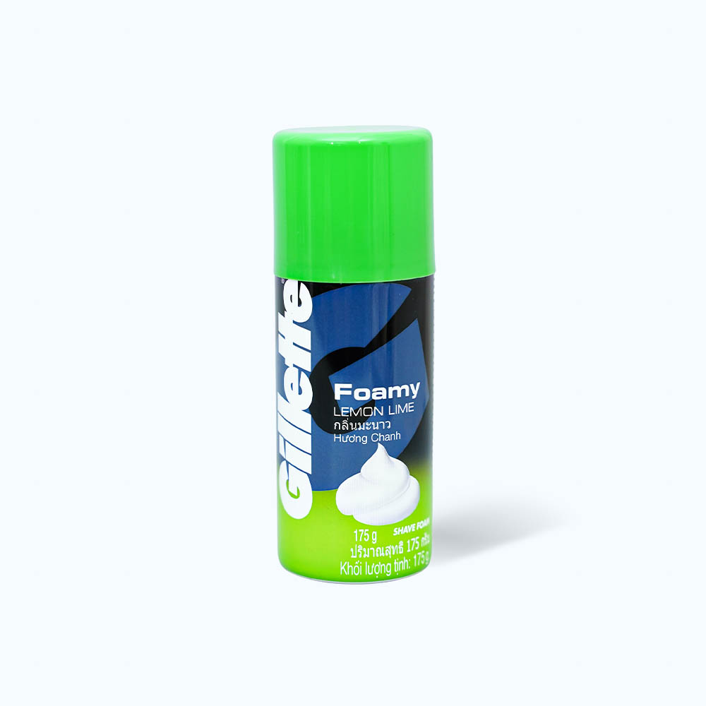 Bọt cạo râu Gillette Foamy Hương Chanh - 175g