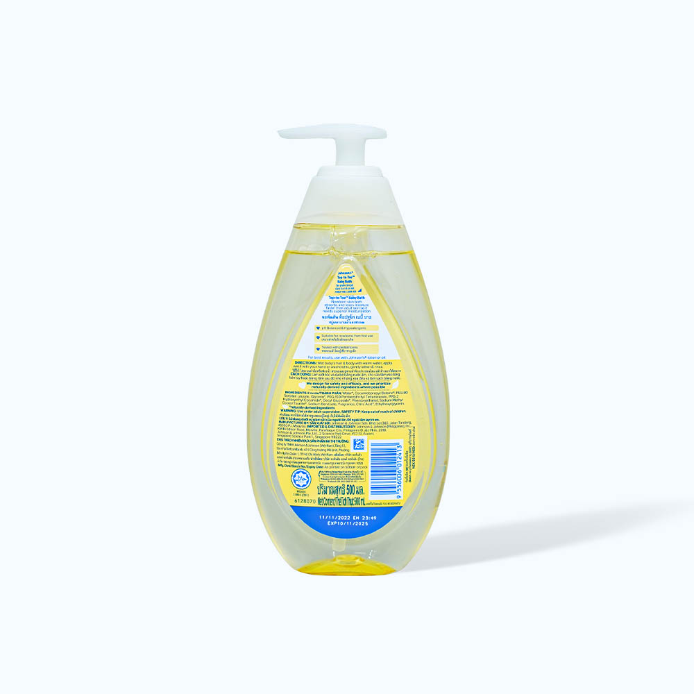 Sữa Tắm Gội Toàn Thân Cho Bé JOHNSON'S Top To Toe Baby Wash (500ml)