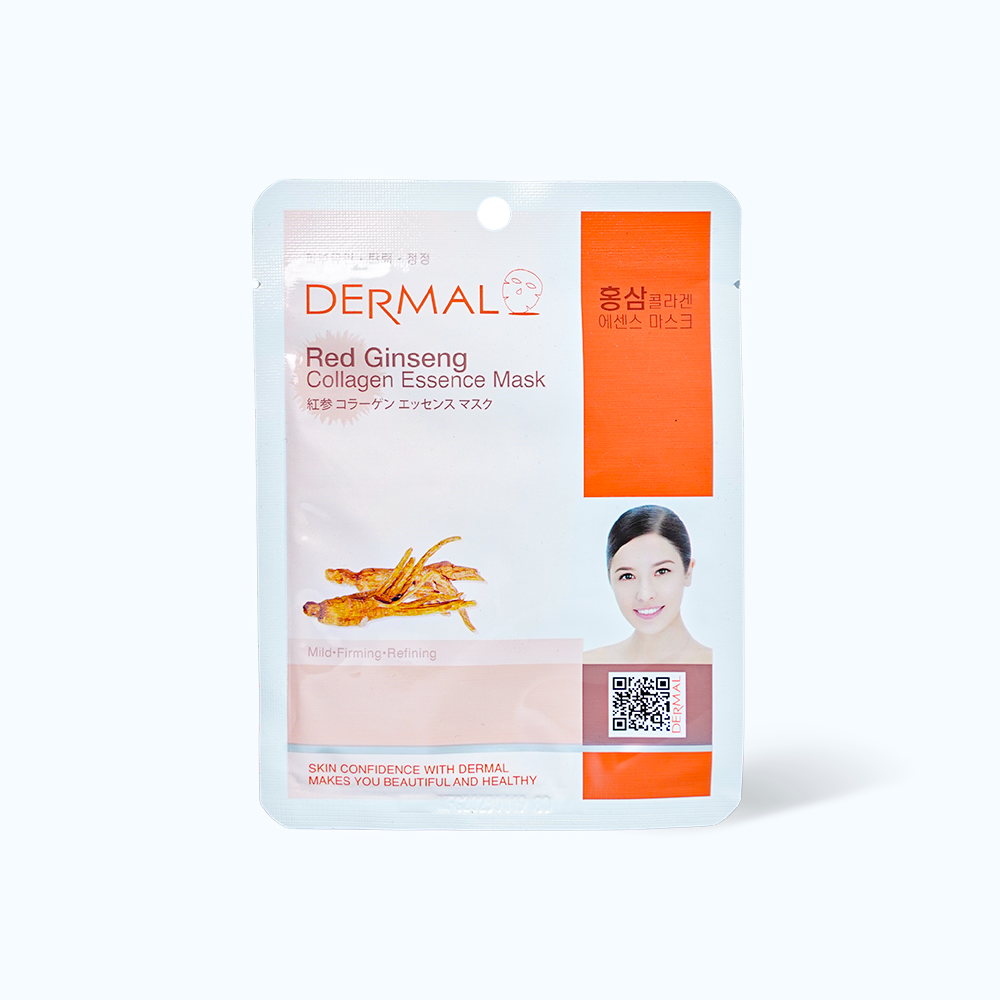 Mặt nạ Dermal Red Ginseng Collagen Essence Mask (23g)