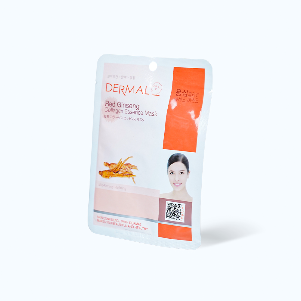 Mặt nạ Dermal Red Ginseng Collagen Essence Mask (23g)