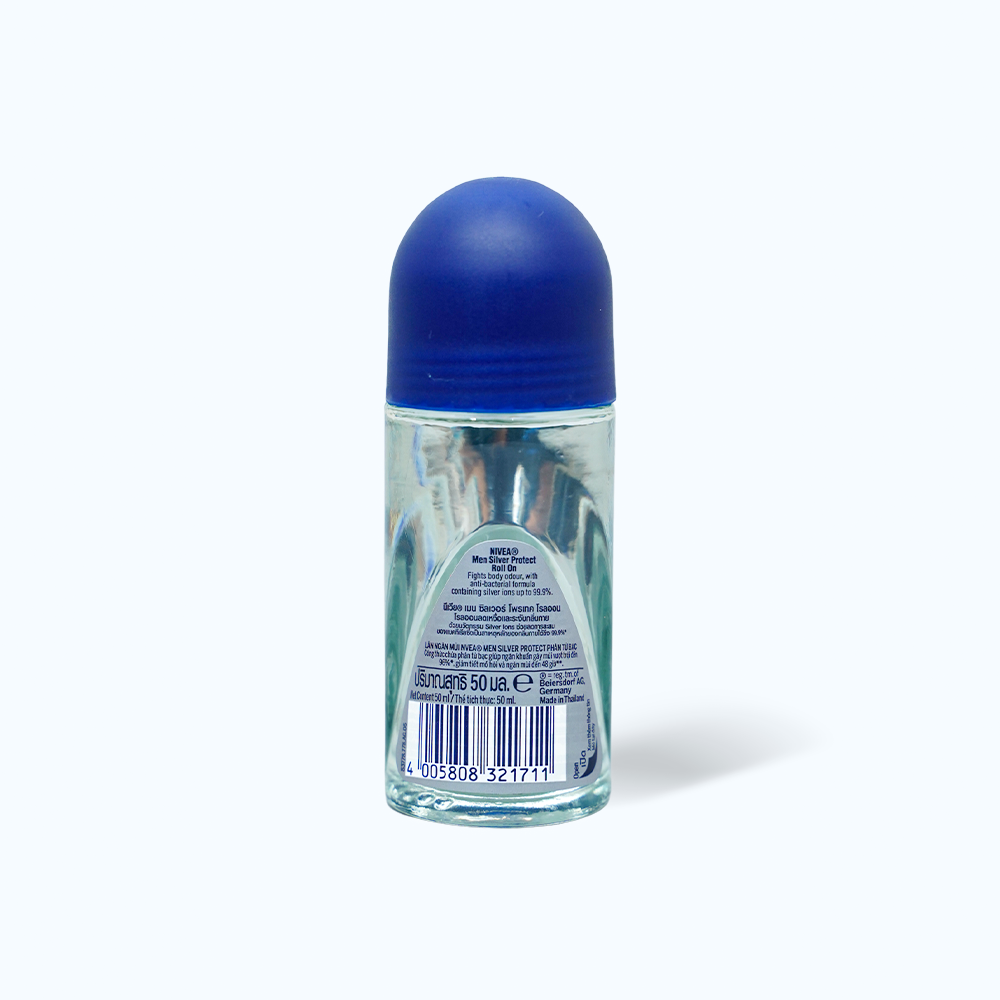 Lăn ngăn mùi NIVEA MEN SILVER PROTECT (Chai 50ml)