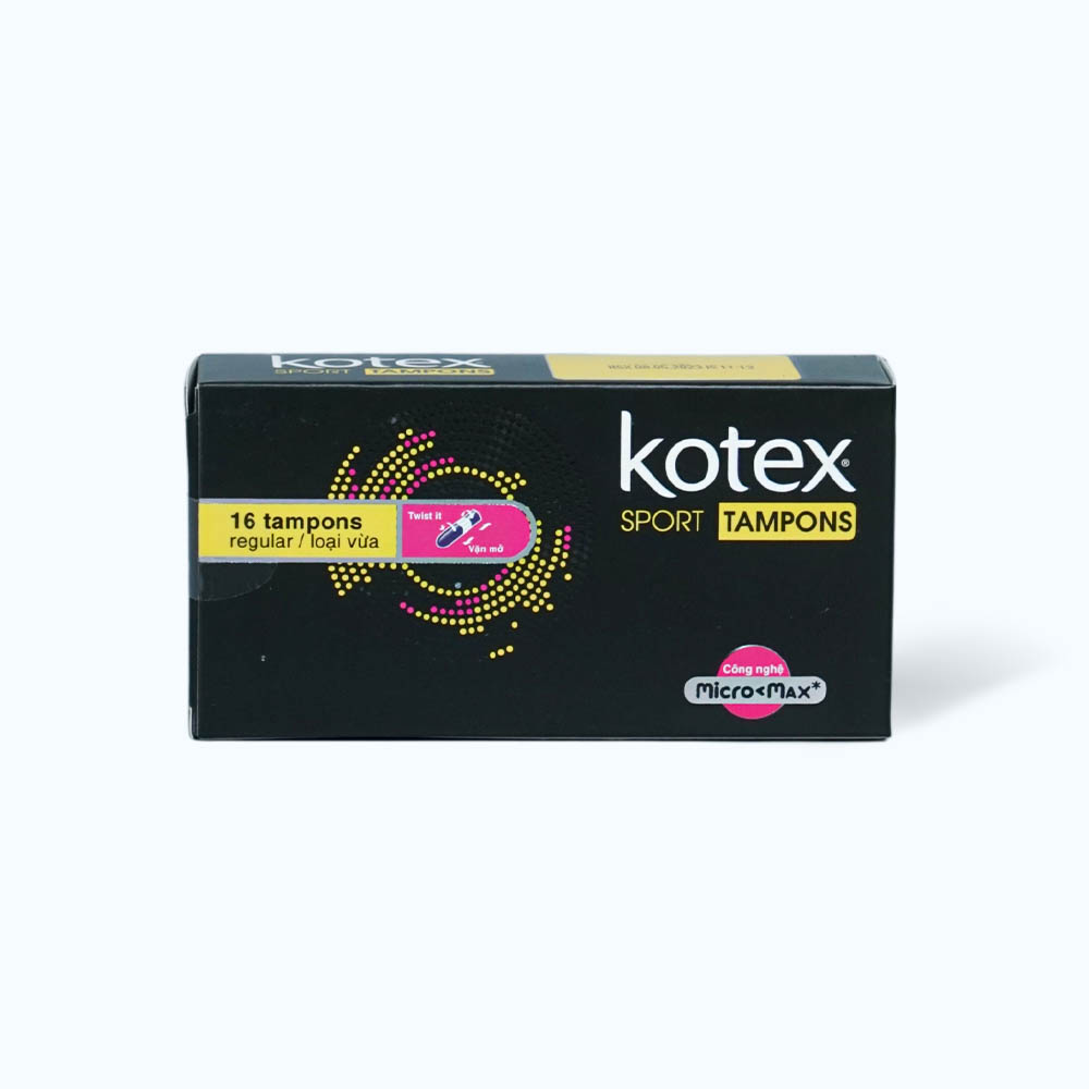 Băng Vệ Sinh KOTEX LUXE TAMPONS (Hộp 16 Tampons )