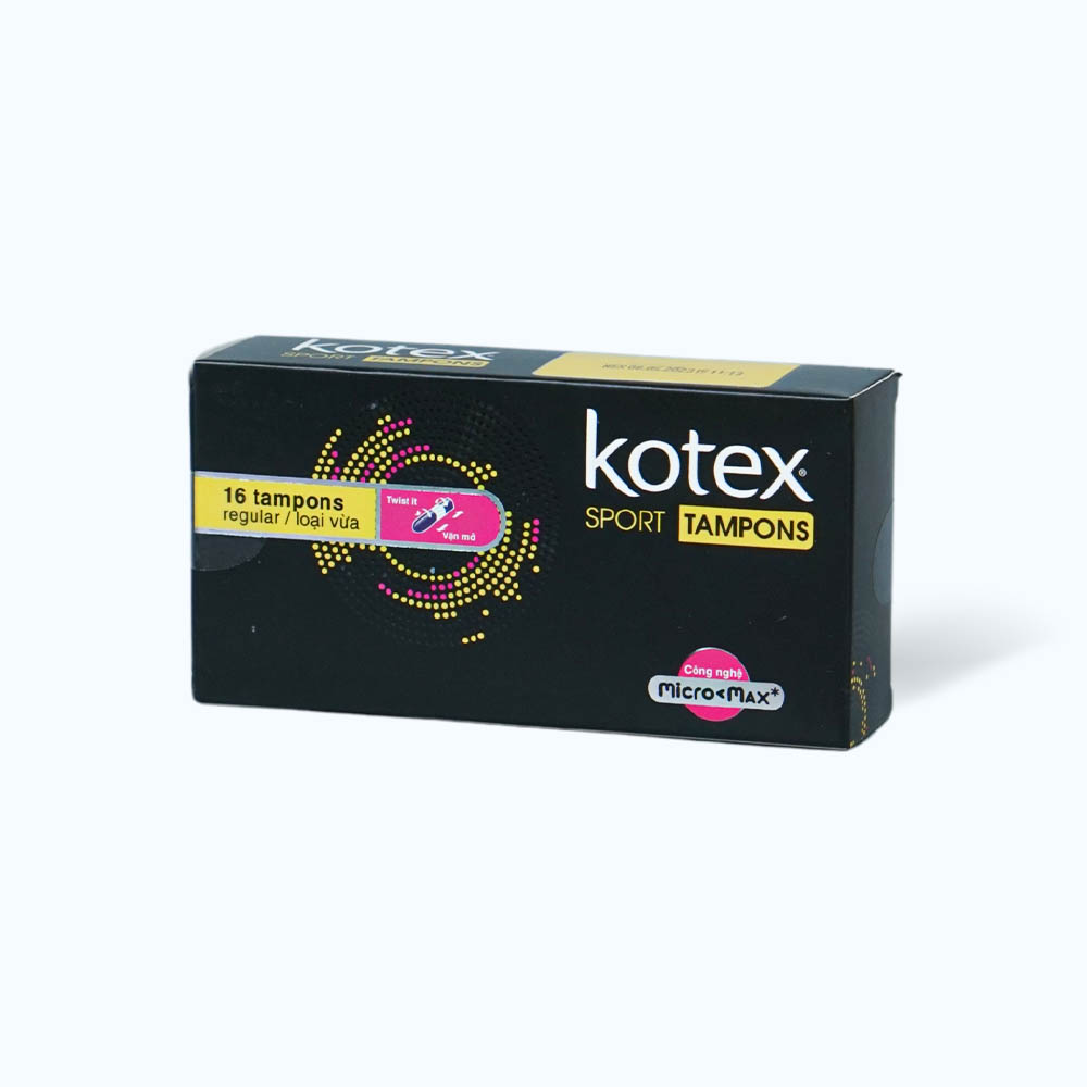 Băng Vệ Sinh KOTEX LUXE TAMPONS (Hộp 16 Tampons )