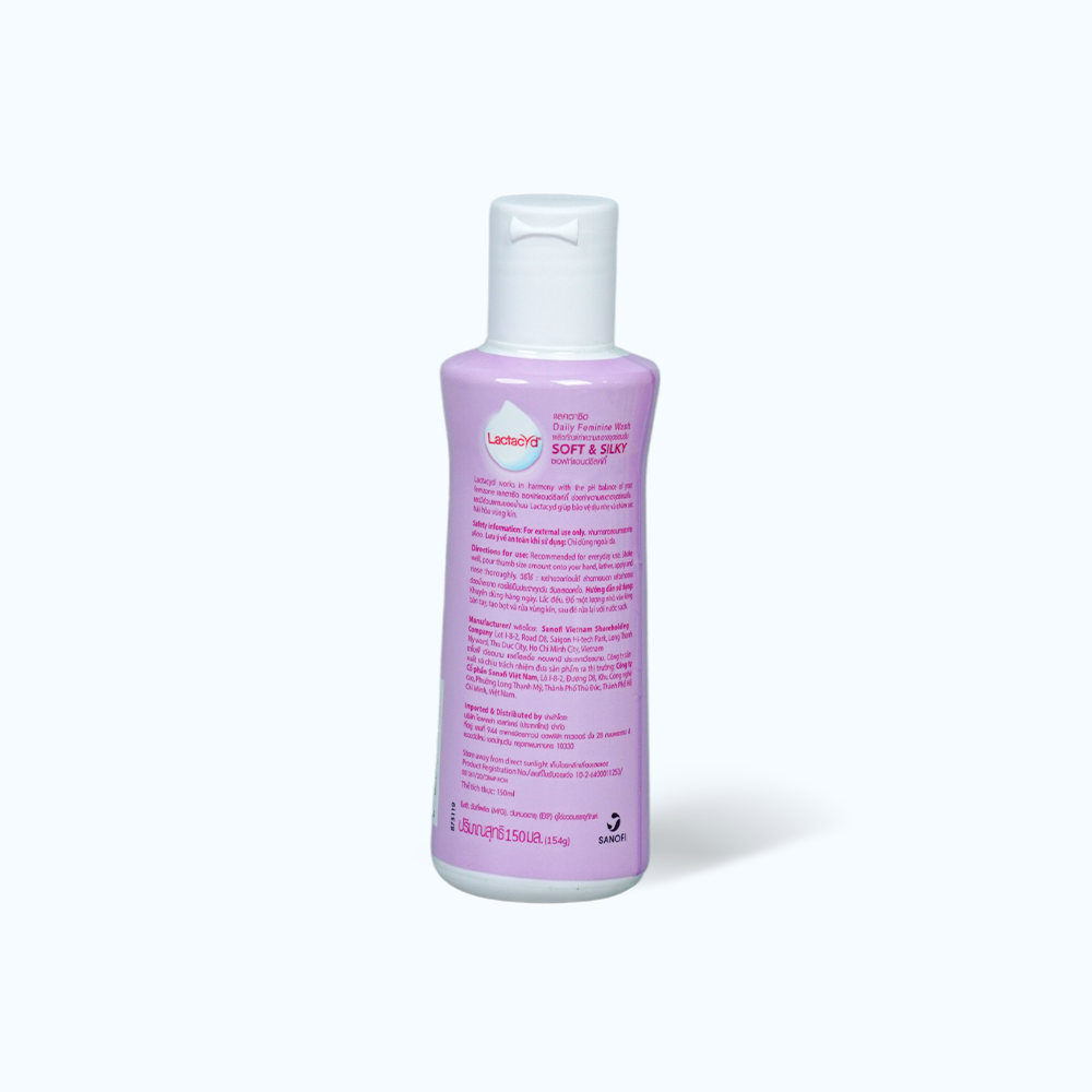 Dung Dịch Vệ Sinh Phụ Nữ LACTACYD Soft & Silky (150ml)