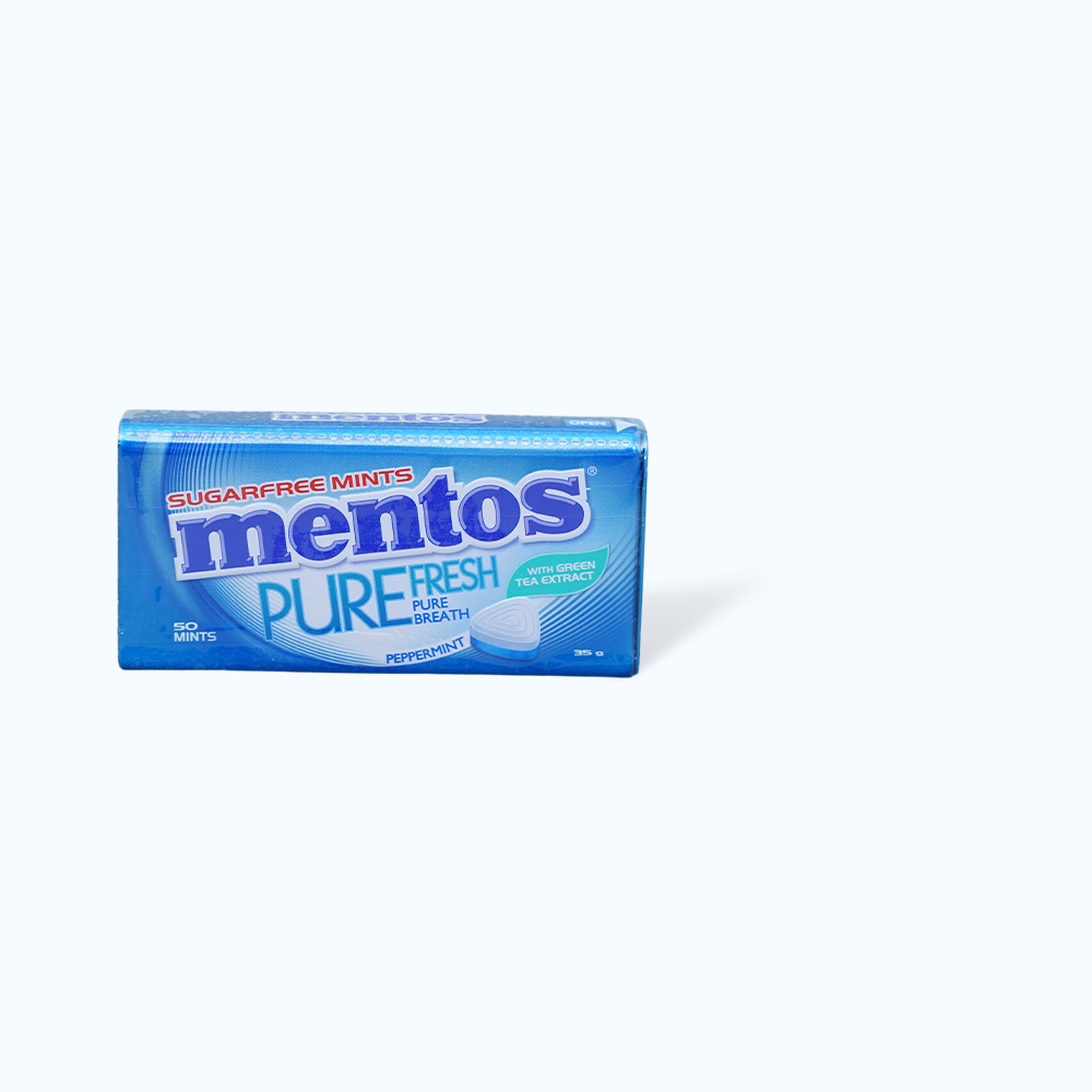 Kẹo ngậm MENTOS không đường hương Peppermint (35g)