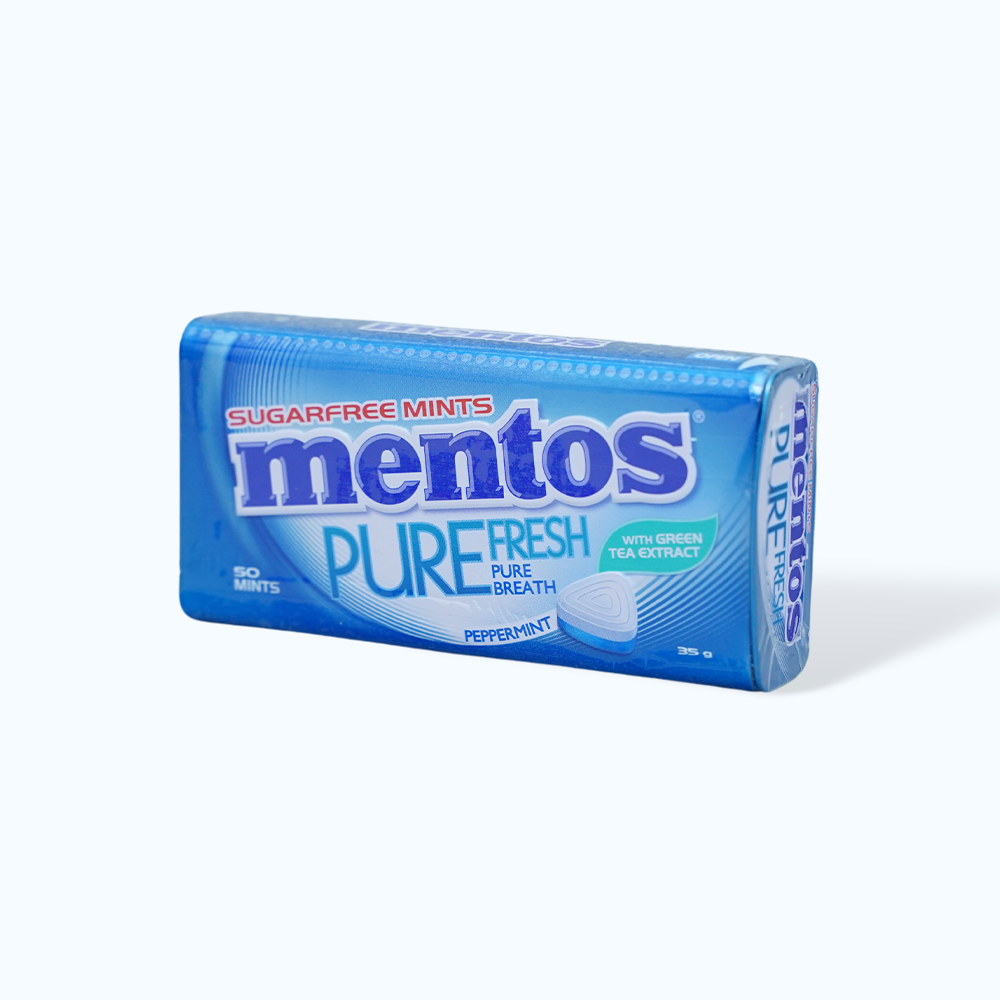 Kẹo ngậm MENTOS không đường hương Peppermint (35g)