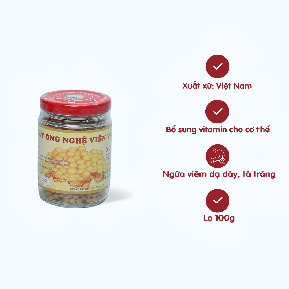 Viên nghệ XUÂN NGUYÊN mật ong (100g)