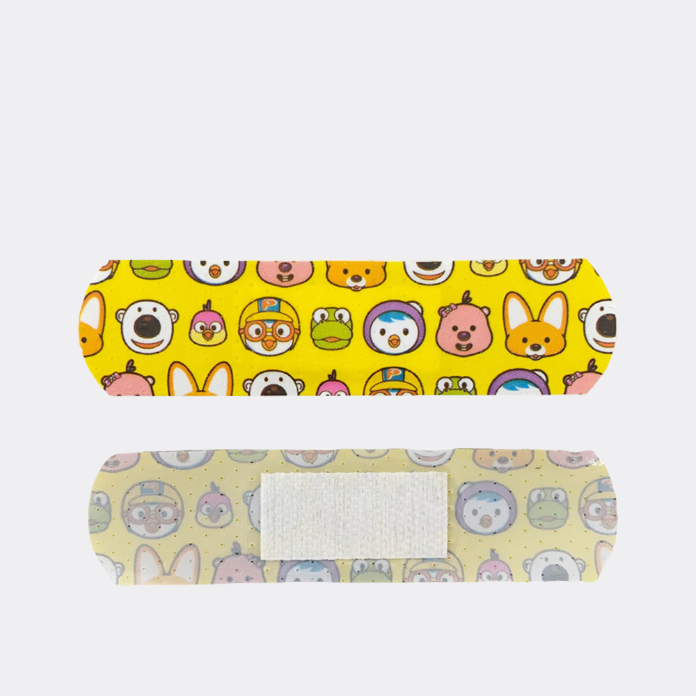 Băng cá nhân trẻ em in hình Pororo KIDS BAND bảo vệ vết thương hở 72mm x 18mm (Hộp 20 miếng)