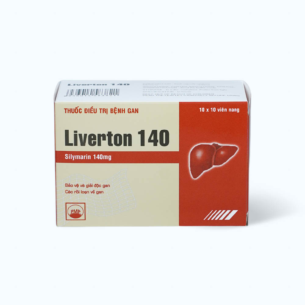 Thuốc Liverton 140mg điều trị viêm gan, xơ gan (10 vỉ x 10 viên)