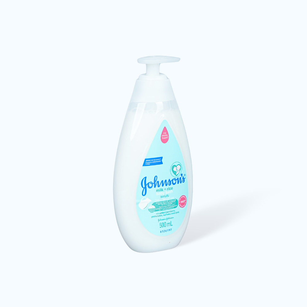 Sữa tắm chứa sữa và gạo cho bé Johnson Baby (500ml)