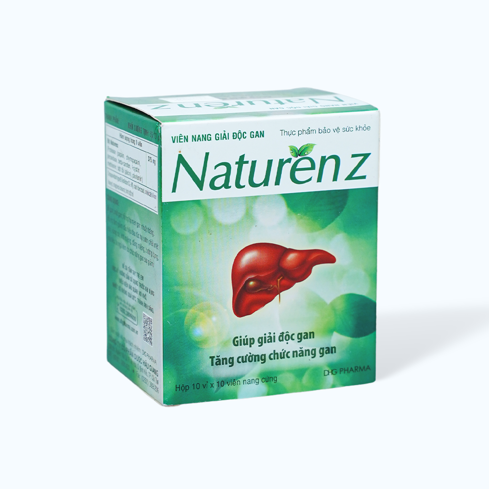 Viên uống Naturen Z hỗ trợ hạ men gan, bổ gan (Hộp 10 vỉ x 10 viên)