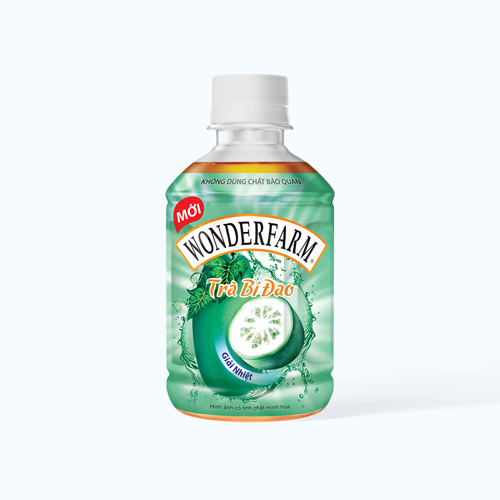 Nước uống WONDERFARM trà bí đao giải nhiệt (280ml)