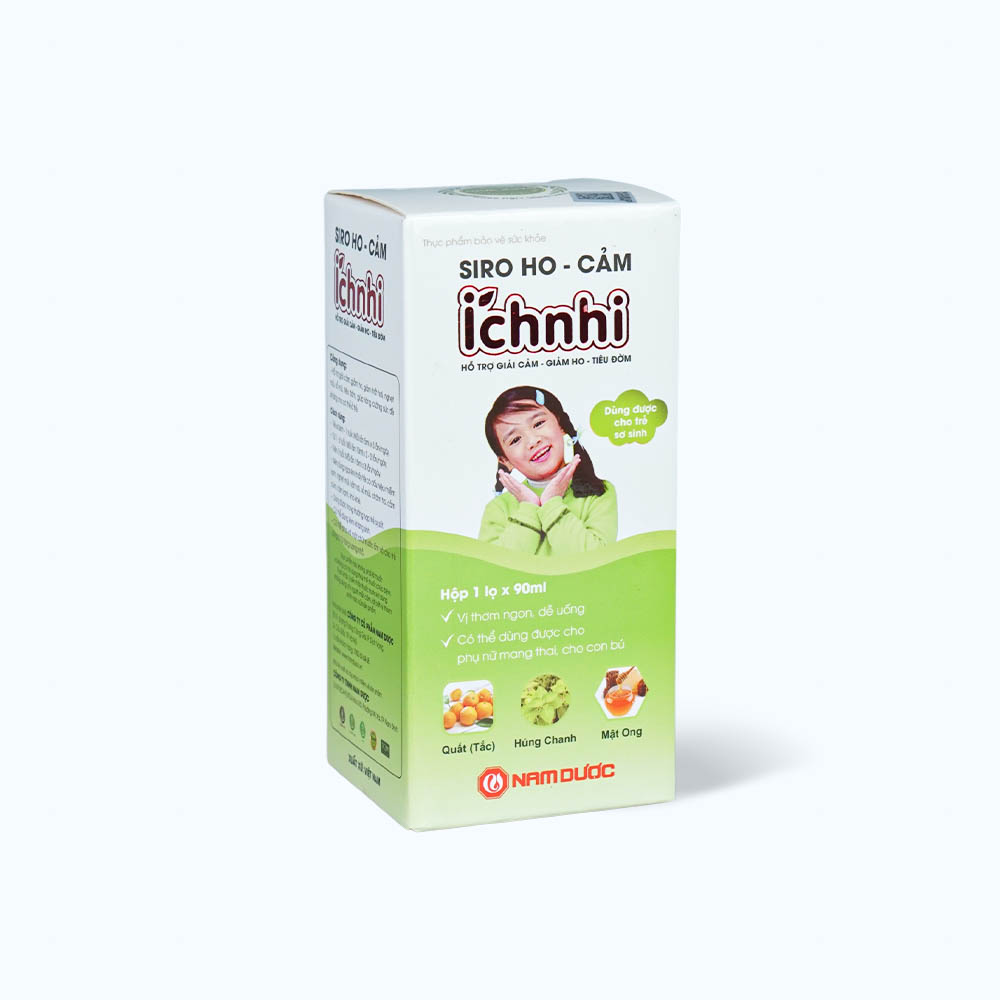 Siro Nam Dược Ích Nhi hỗ trợ giải cảm - giảm ho - tiêu đờm (Chai 90ml)