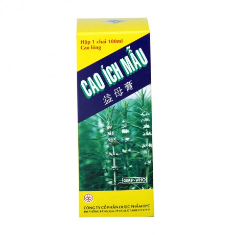 Cao lỏng Cao Ích Mẫu điều hòa kinh nguyệt, giảm triệu chứng tiền mãn kinh (chai 100ml)