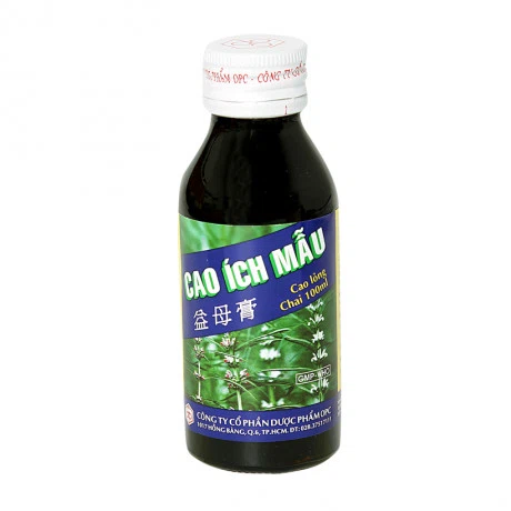 Cao lỏng Cao Ích Mẫu điều hòa kinh nguyệt, giảm triệu chứng tiền mãn kinh (chai 100ml)