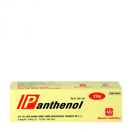 Thuốc dùng ngoài Panthenol 5% điều trị các tổn thương trên da, bỏng (tuýp 20g)