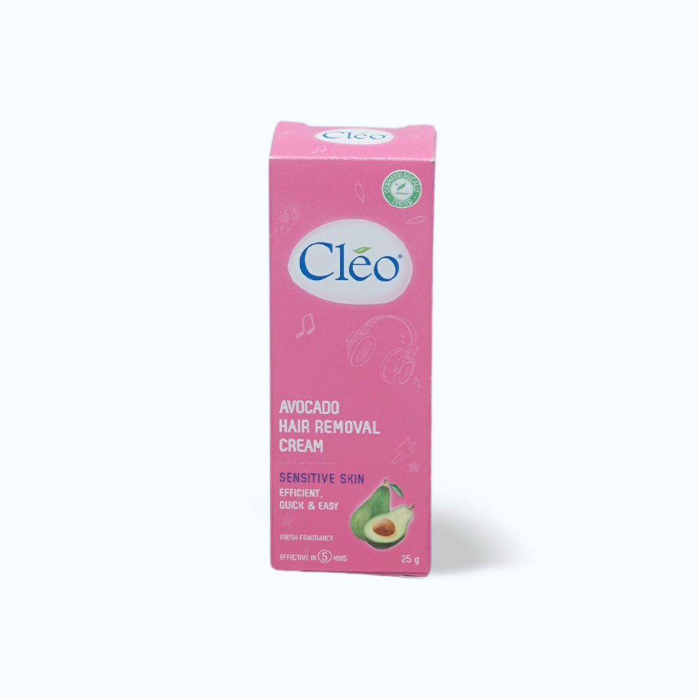 Kem tẩy lông cho da nhạy cảm Cléo Hair Removal Cream Sensitive Skin (Tuýp 25g)