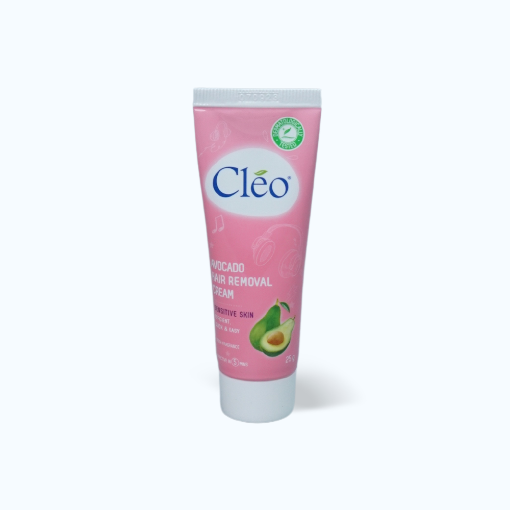 Kem tẩy lông cho da nhạy cảm Cléo Hair Removal Cream Sensitive Skin (Tuýp 25g)