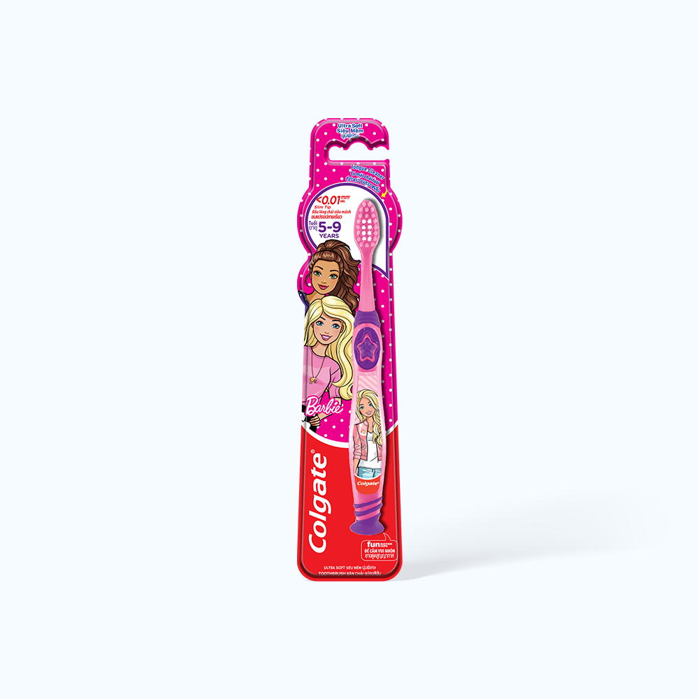 Bàn Chải Đánh Răng COLGATE Barbie Cho Bé Gái