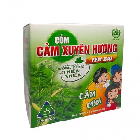 Thuốc cốm Cảm xuyên hương trị các triệu chứng ho cảm thông thường (hộp 20 gói)