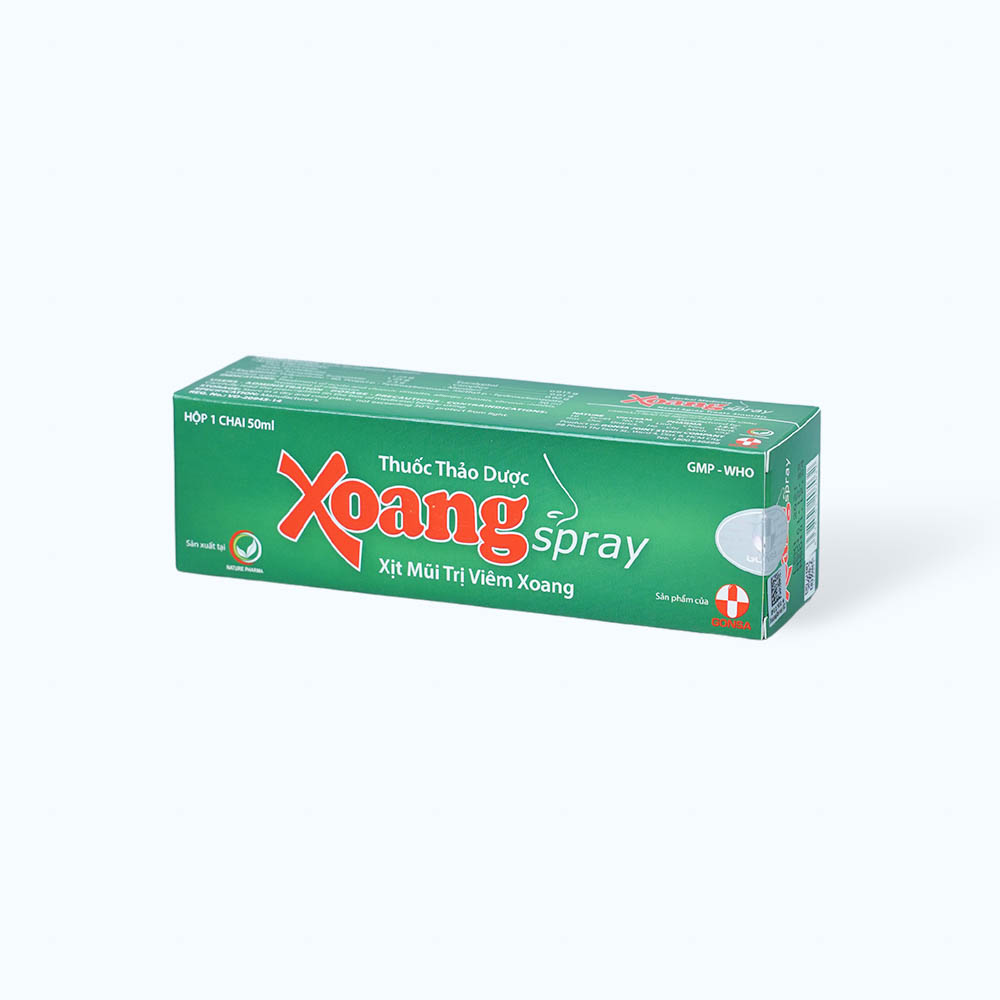 Thuốc xịt mũi XoangSpray trị viêm xoang cấp và mạn tính, viêm mũi dị ứng (chai 50ml)