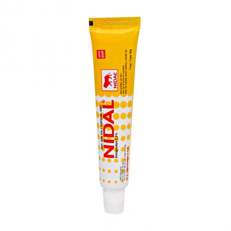 Gel Nidal 2.5 % điều trị đau do thấp khớp, chấn thương (tuýp 30g)