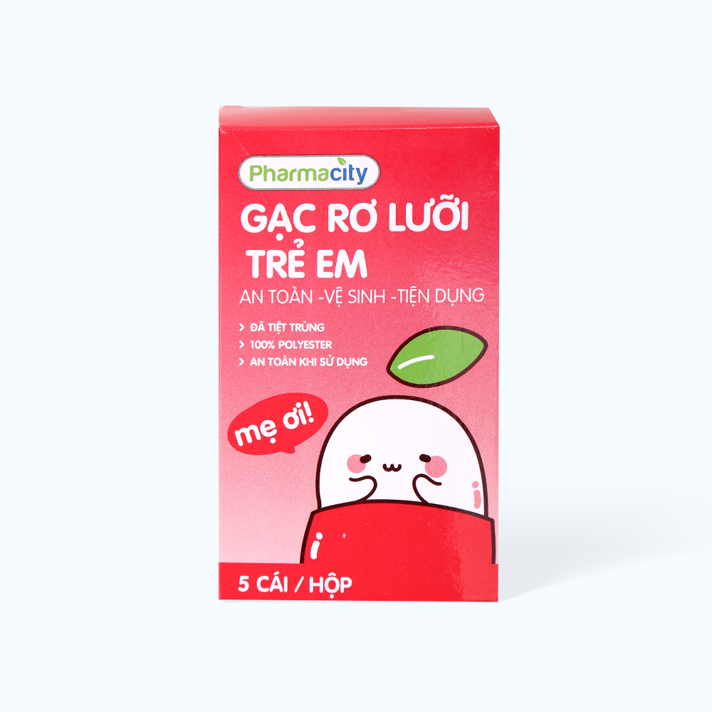 Gạc rơ lưỡi trẻ em Pharmacity (5 cái/hộp)