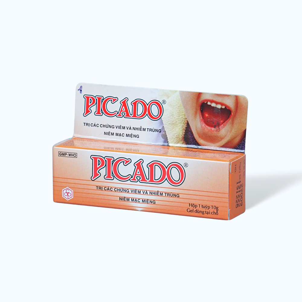 Gel Picado trị viêm và nhiễm trùng niêm mạc miệng (tuýp 10g)