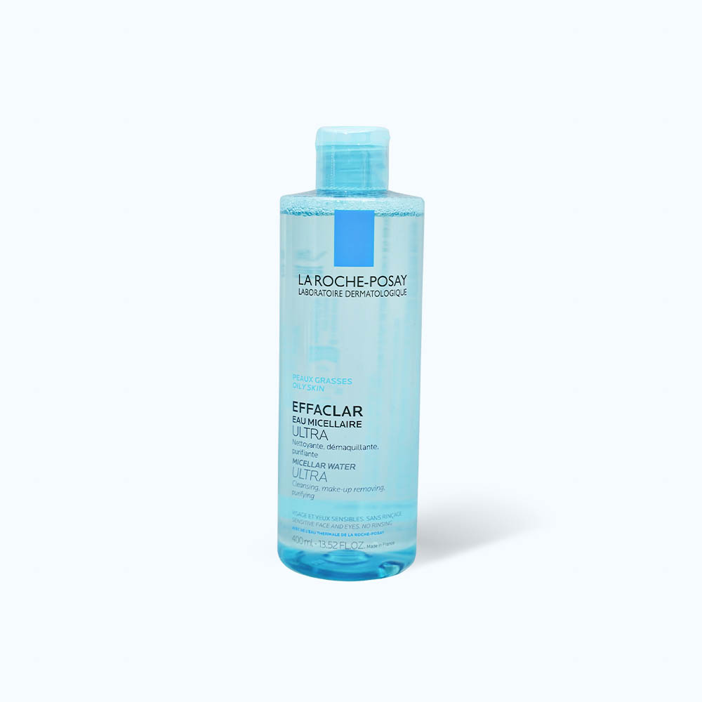 Nước tẩy trang LA ROCHE POSAY Effaclar Micellar Water Ultra làm sạch sâu dành cho da dầu nhạy cảm (Chai 400ml)