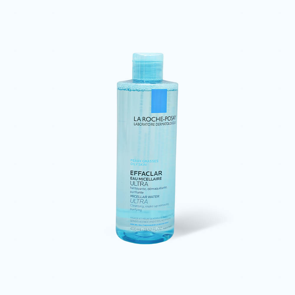 Nước tẩy trang LA ROCHE POSAY Effaclar Micellar Water Ultra làm sạch sâu dành cho da dầu nhạy cảm (Chai 400ml)