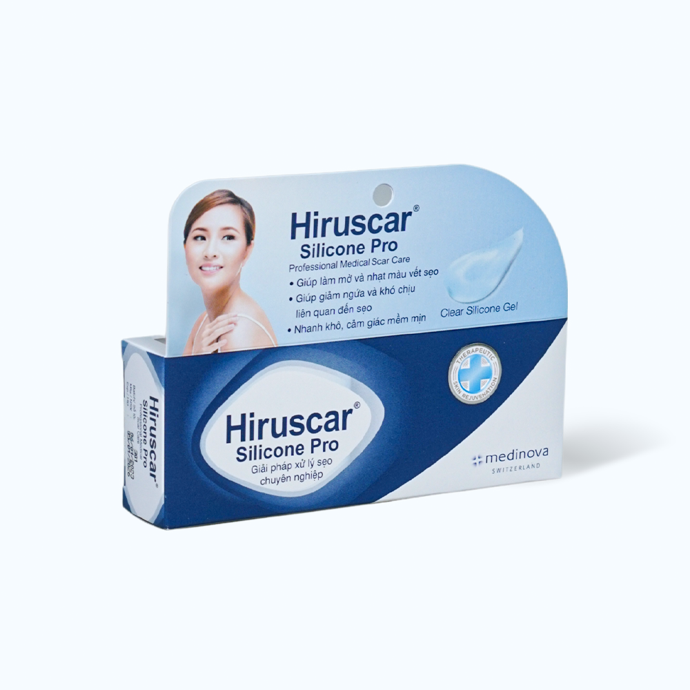 Gel hỗ trợ làm mờ sẹo HIRUSCAR Silicone Pro (Tuýp 10g)