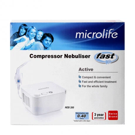 Máy xông khí dung Microlife NEB200 hỗ trợ các bệnh viêm mũi, viêm xoang
