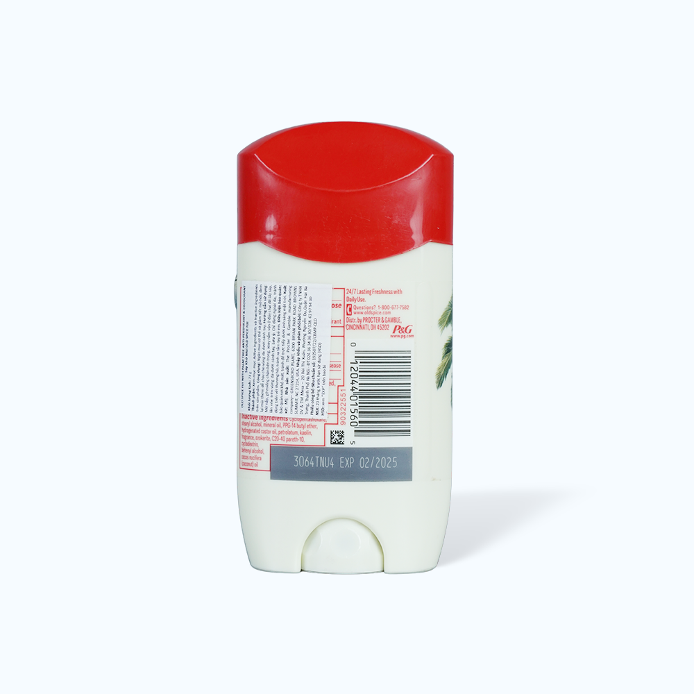 Sáp khử mùi Old Spice Fiji With Palm Tree Anti-Perspirant & Deodorant (Chai 73g)