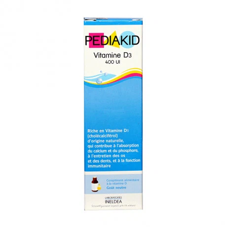 Siro bổ sung vitamin D cho trẻ Pediakid Vitamin D3 (Chai 20ml)