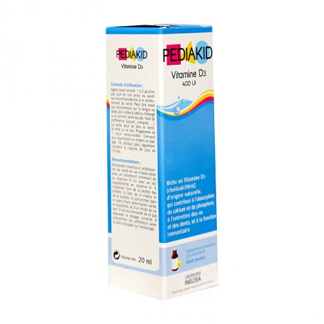 Siro bổ sung vitamin D cho trẻ Pediakid Vitamin D3 (Chai 20ml)