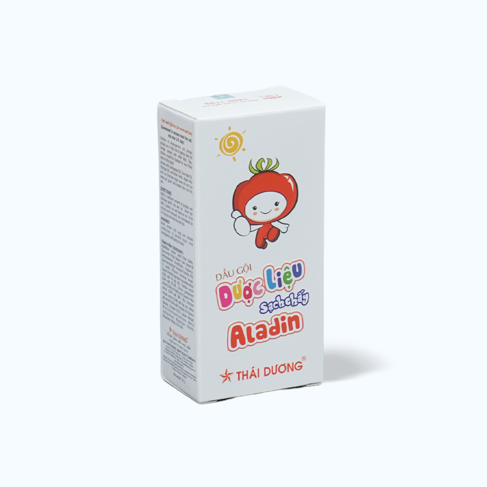 Dầu gội dược liệu làm sạch chấy cho bé Aladin Thái Dương (30g)